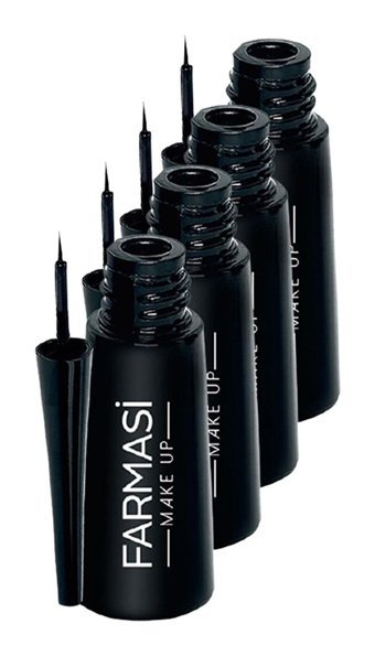 Farmasi 4'lü Siyah Kalın Uçlu Likit Eyeliner