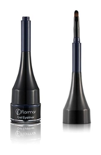 Flormar Vinly Suya Dayanıklı Parlak Pastel Siyah Kalıcı Fırça Jel Eyeliner