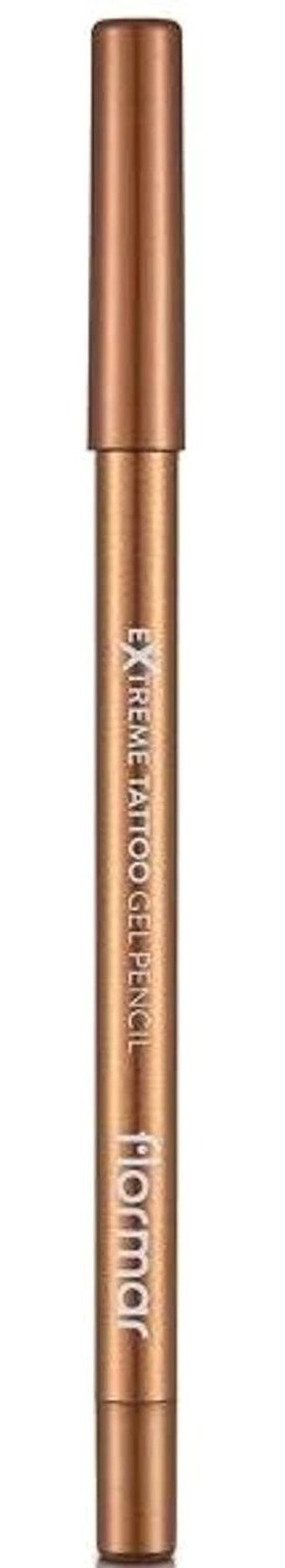 Flormar Extreme Tattoo Gel Suya Dayanıklı Pastel Gold Kalıcı Kalın Uçlu Kalem Eyeliner