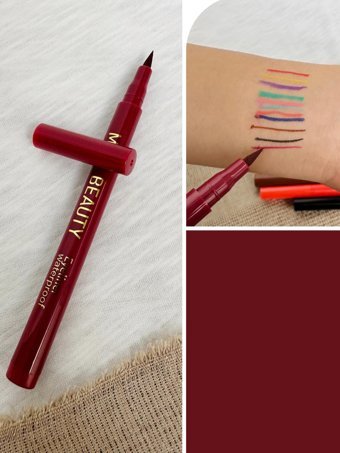 Retrobird Suya Dayanıklı Mat Pastel Bordo Kalıcı Keçe Likit Eyeliner