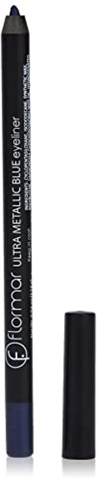 Flormar Ultra No:013 Sedefli Metalik Mavi Kalın Uçlu Kalem Eyeliner