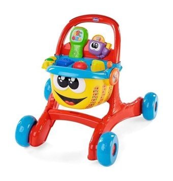 Chicco 4 Tekerlekli 1 Kademeli Oyuncaklı Müzikli İlk Adım Yürüteç Çok Renkli