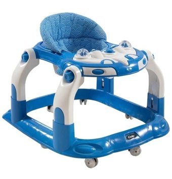 Baby Hope 8 Tekerlekli 2 Kademeli Oyuncaklı Müzikli Örümcek Yürüteç Pembe