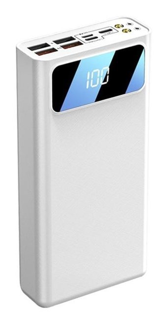 Newface Nf234 30000 mAh Hızlı Şarj Type C - USB Powerbank Beyaz