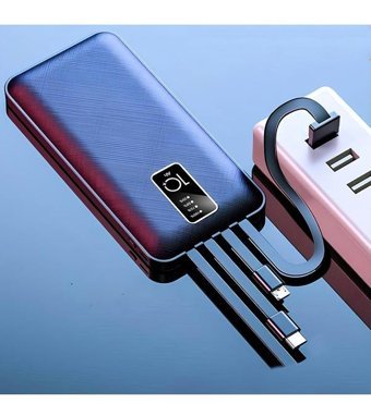 Kiit 20000 mAh Hızlı Şarj Type C Powerbank Siyah