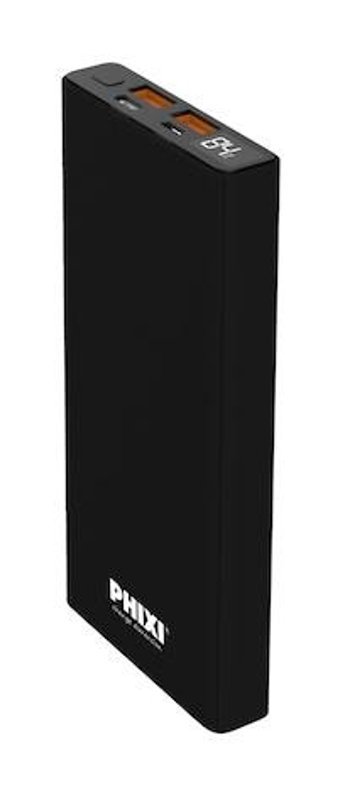 Phixi Force Qc2210 10000 mAh Hızlı Şarj Micro Type C - USB Powerbank Siyah