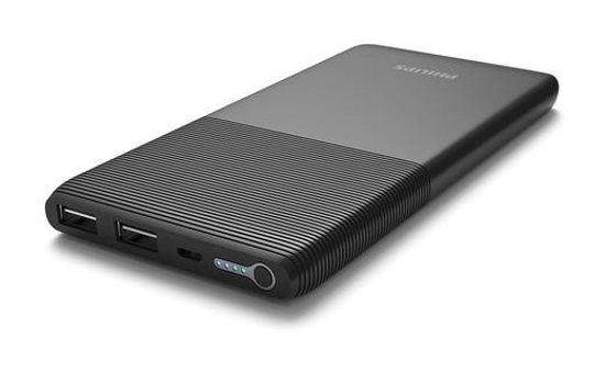 Philips 10000 mAh Hızlı Şarj Micro Type C - USB Powerbank Siyah