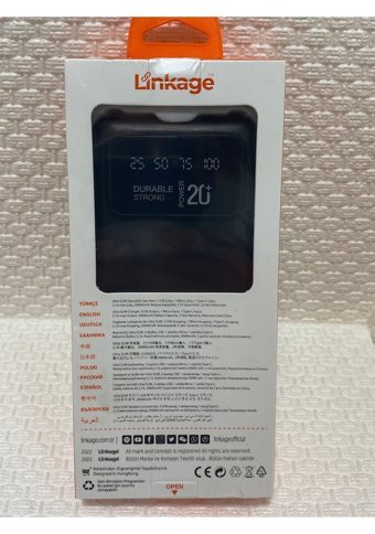 Linkage 20000 mAh Type C - USB Powerbank Siyah