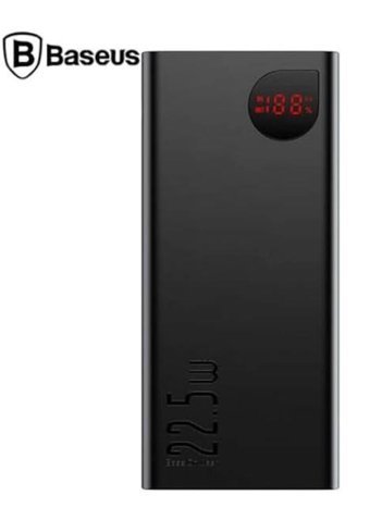 Baseus 10000 mAh Hızlı Şarj Micro Type C - USB Powerbank Siyah