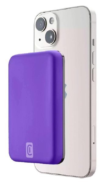 Cellular Line Mag 5000 5000 mAh Hızlı Şarj Mıknatıslı Type C Powerbank Mor