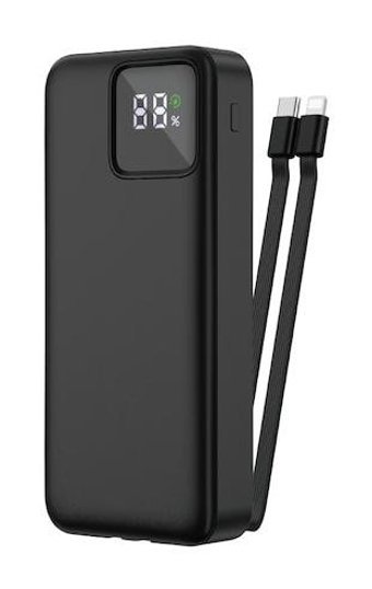 Wiwu Ta85008 Jc-22 20000 mAh Hızlı Şarj Lightning - Type C Powerbank Siyah