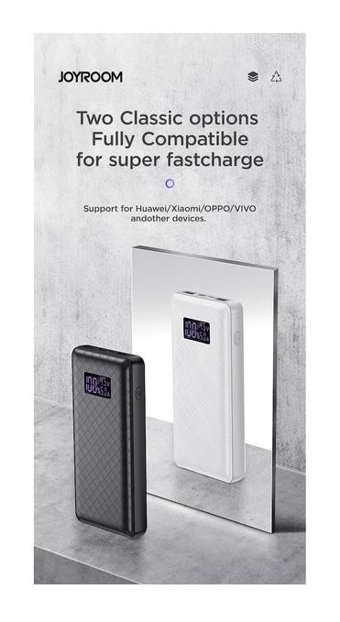 Joyroom D-M225 16000 mAh Hızlı Şarj Type C Powerbank Beyaz