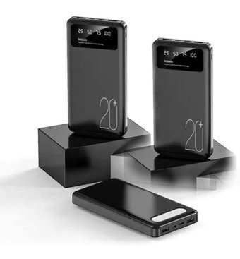 DAYTONA Tugıı-Gp02 20000 mAh Hızlı Şarj Mini USB Powerbank Siyah