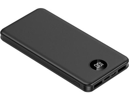 Intouch 10000 mAh Micro Type C - USB Powerbank Siyah