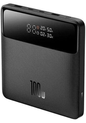Baseus 20000 mAh Dijital Göstergeli Type C Powerbank Siyah