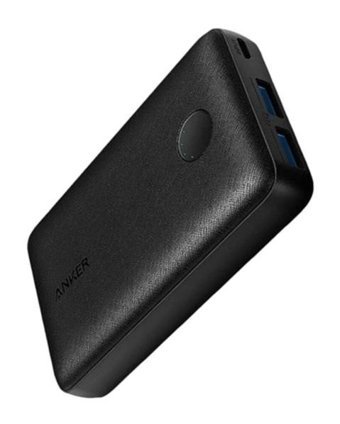 Anker 10000 mAh Hızlı Şarj Micro Type C - USB Powerbank Siyah