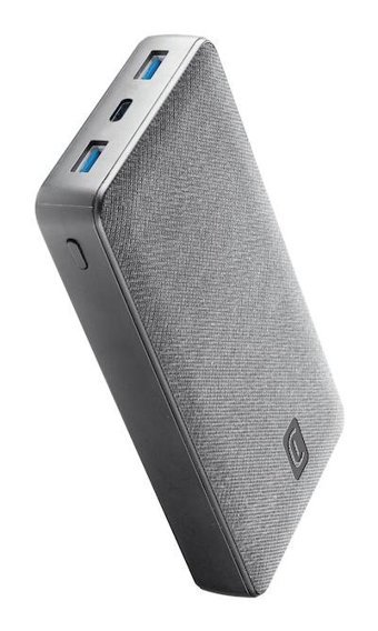 Cellular Line Shade 20000 mAh Hızlı Şarj Micro USB Powerbank Gri