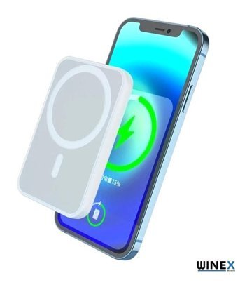 Winex 3000 mAh Hızlı Şarj Micro USB - Lightning Powerbank Beyaz