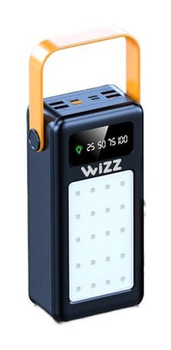 Wizz Wp060S 60000 mAh Hızlı Şarj Micro Lightning - Type C - USB Powerbank Siyah