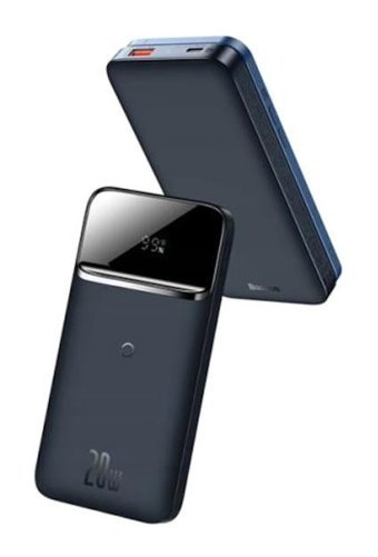 Bandridge Bipow 10000 mAh Hızlı Şarj Mıknatıslı Type C Powerbank Lacivert