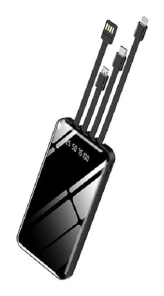 Sunix Pb 40 12000 mAh Hızlı Şarj Micro Lightning - Type C - USB Powerbank Siyah