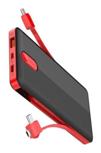 Ldnıo Pl1013 10000 mAh Hızlı Şarj Type C - USB Powerbank Siyah