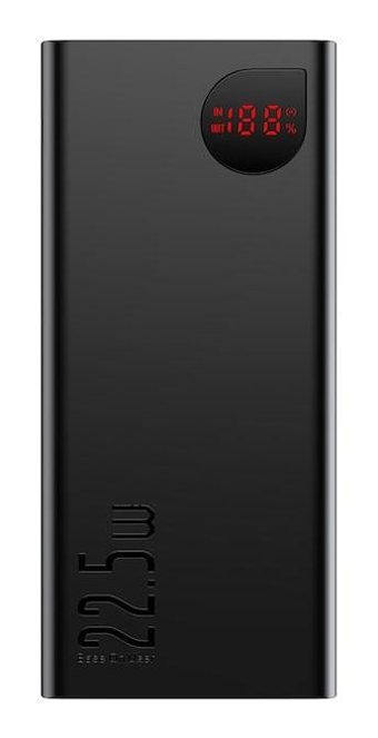 Baseus Adaman Metal Overseas Edition 20000 mAh Hızlı Şarj Micro Type C - USB Powerbank Siyah