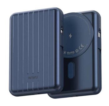 Wiwu Pp03 10000 mAh Hızlı Şarj Micro Lightning - Type C - USB Powerbank Siyah