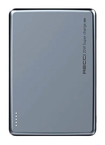 Recci Rpb-W20 4900 mAh Hızlı Şarj Type C Powerbank Mavi