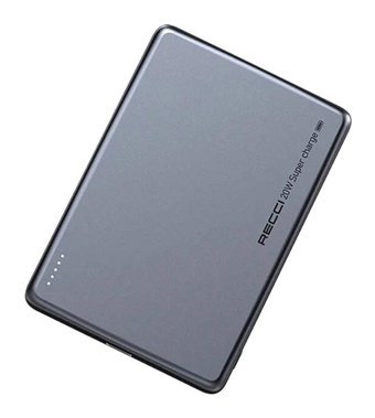 Recci Rpb-W20 4900 mAh Hızlı Şarj Type C Powerbank Mavi