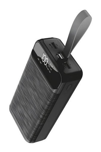 Kiit 40000 Mah Hızlı Şarj Type C Powerbank Siyah