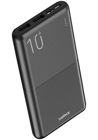 Sunix Pb-13 25600 mAh Hızlı Şarj Micro Lightning - Type C - USB Powerbank Siyah