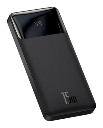 Baseus Bipow 10000 mAh Hızlı Şarj Type C Powerbank Siyah