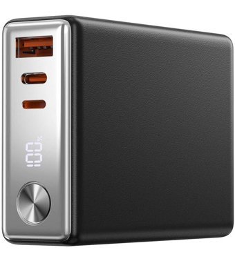 Wiwu Wi-P005 10000 mAh Hızlı Şarj Micro Type C - USB Powerbank Siyah