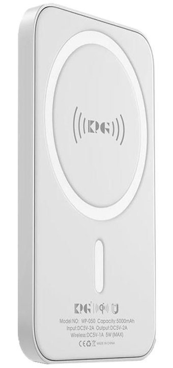 King Power Wp-050 5000 mAh Hızlı Şarj Mıknatıslı Type C - USB Powerbank Siyah