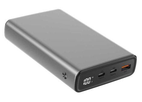 Xipin T110Lf 20000 mAh Hızlı Şarj Micro Lightning - Type C - USB Powerbank Gri