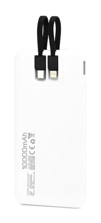 Zuidid 10000 mAh Hızlı Şarj Type C Powerbank Beyaz