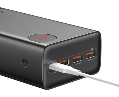 Baseus Adaman Overseas Edition 40000 mAh Hızlı Şarj Micro Type C - USB Powerbank Siyah