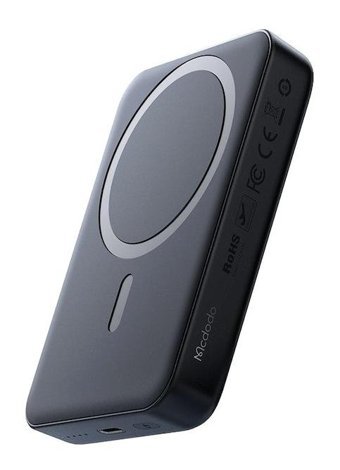 Mcdodo Mc-4261 10000 mAh Hızlı Şarj Type C - USB Kablosuz Powerbank Siyah