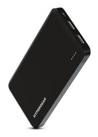 Hypergear 10000 mAh Hızlı Şarj Micro Type C - USB Powerbank Siyah