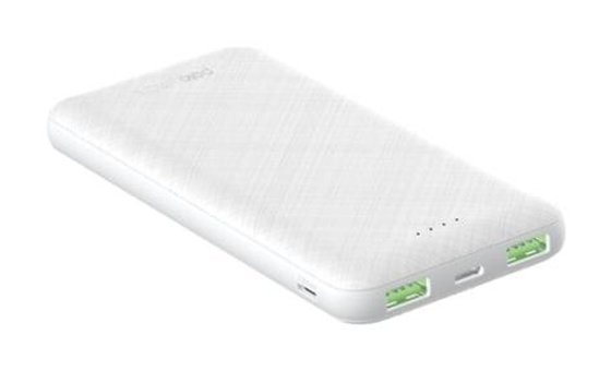 Polosmart 10000 mAh Hızlı Şarj Micro Type C - USB Powerbank Beyaz