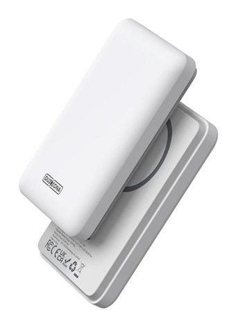 Duzzona W4 5000 mAh Hızlı Şarj Mıknatıslı Type C Kablosuz Powerbank Beyaz