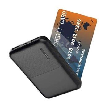 Sprange Srp17 10000 mAh Hızlı Şarj Micro Lightning - Type C - USB Powerbank Siyah