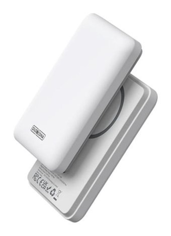 More TR Duzzona W4 5000 mAh Hızlı Şarj Mıknatıslı Type C - USB Kablosuz Powerbank Beyaz