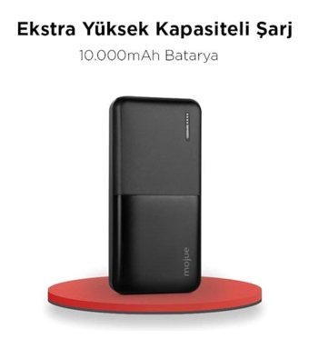 Ttec Pb08 10000 mAh Hızlı Şarj Type C - USB Powerbank Siyah