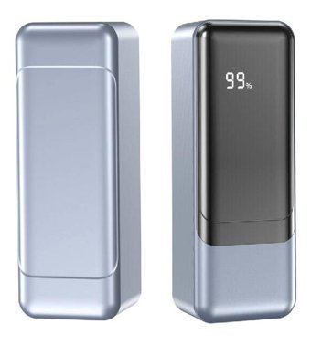 Wiwu Wi-P010 27000 mAh Hızlı Şarj Micro Lightning - Type C - USB Powerbank Gri