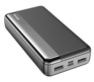 Mcdodo Mc-1370 20000 mAh Hızlı Şarj Type C Kablosuz Powerbank Siyah