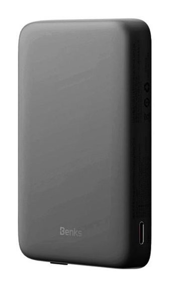 Benks Mp07 10000 mAh Hızlı Şarj Mıknatıslı Type C Powerbank Siyah