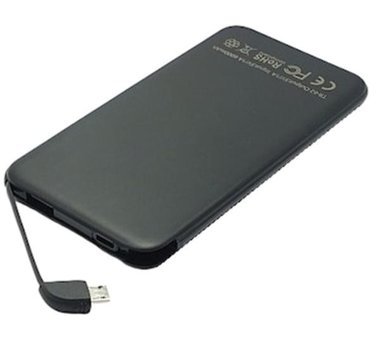 Cepium Tr 62 6000 mAh Mini USB Powerbank Siyah