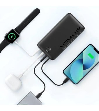 Sunix Powercore 25600 mAh Hızlı Şarj Micro Type C - USB Powerbank Siyah
